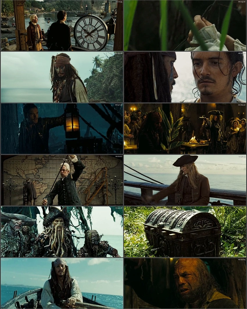 Download Pirates of the Caribbean: Dead Man's Chest (2006) Hindi & English BluRay 480p 720p 1080p